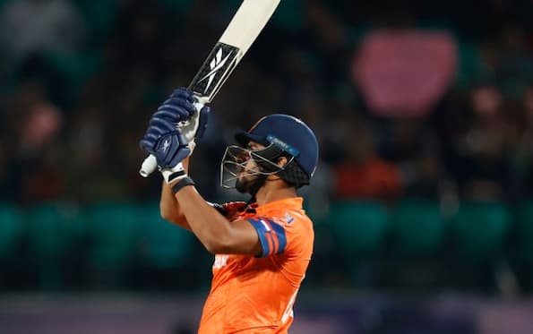 World Cup 2023 | Aryan Dutt Gets MS Dhoni Tribute By Cricket Netherlands For SA Assault